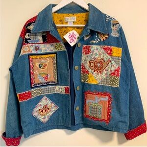 Quilted Denim Jacket